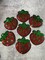 Patch Party Club “Strawberry (Novelty)” Iron-On Embroidered Patch, Size 1.75”